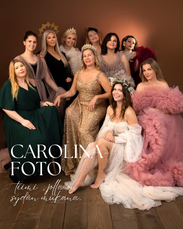 CarolinaFoto – tiimi, joka rakastaa sitä, mitä tekee. 🤍

Jokaisen onnistuneen kuvauksen takana on paljon enemmän kuin kamera ja kaunis valaistus.

Siellä on tiimi, joka suunnittelee, ideoi, kannustaa, nauraa ja ennen kaikkea välittää.

Meille jokainen asiakas on ainutlaatuinen, ja haluamme, että se näkyy ja tuntuu koko kuvauskokemuksen ajan.

Parasta työssämme on nähdä, kuinka jännitys vaihtuu nauruun, kameran edessä oleminen alkaa tuntua luontevalta ja asiakas näkee lopulta itsensä aivan uudella tavalla.

Me emme tee tätä vain kauniiden kuvien vuoksi, vaan myös niiden hetkien ja tunteiden vuoksi, joita saamme yhdessä luoda.

Suurella sydämellä, CarolinaFoton tiimi. 🤍

#carolinafoto #valokuvaamo #valokuvausstudio #photographer