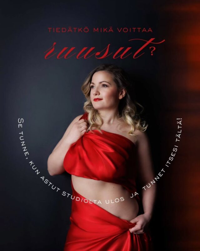 Kun sanomme, että lähdet studioltamme liekeissä, me todella tarkoitamme sitä. ❤️
Tämä on täydellinen ystävänpäivälahja itsellesi (tai kumppanillesi). Koska jos ollaan rehellisiä: mikäli rakastat häntä oikein, haluat hänen tuntevan itsensä näin hemmotelluksi! Arvostetuksi! Ja Upeaksi!
❥ Kuvaus CarolinaFoto:lla voittaa kukat. Joka. Ikinen. Kerta.✨ Saat 500 € lahjakortin, jonka voit käyttää boudoir-kuvakokoelmaan.Kommentoi “ystävänpäivä”, niin kerromme lisää.#CarolinaFoto #hemmottelu #ystävänpäivälahja #nainen #lahjaitsellsi